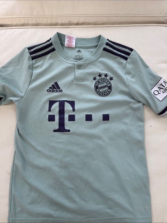 Other - Adidas FC Bayern Munich Kids Light Green Soccer Jersey